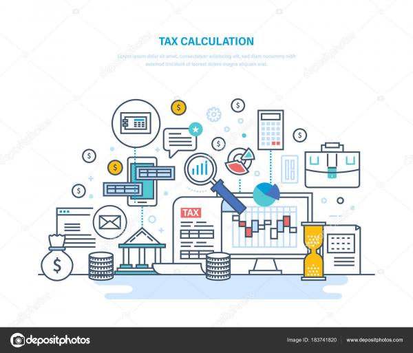Taxes concept