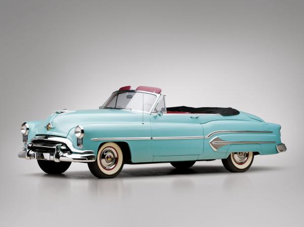 Teal Vintage Convertible