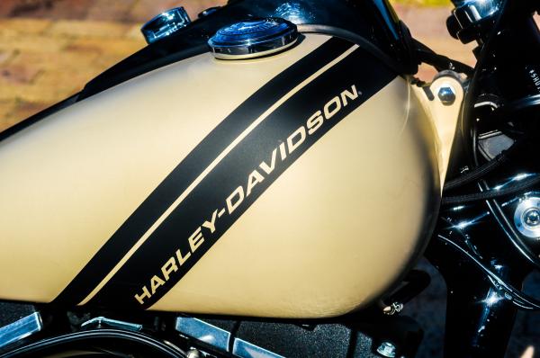 Text on Vintage Motorcycle