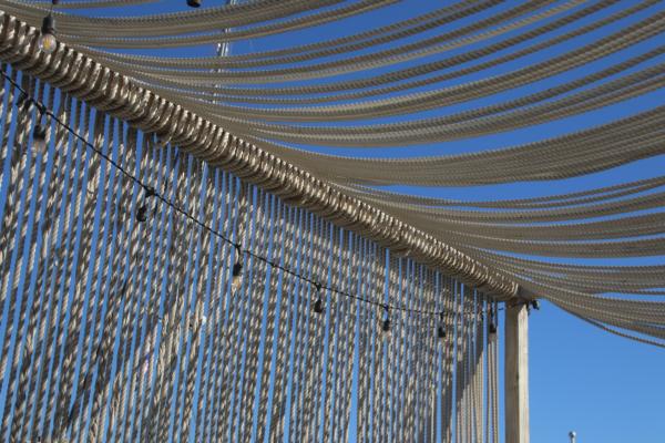 Textile stretched rope 