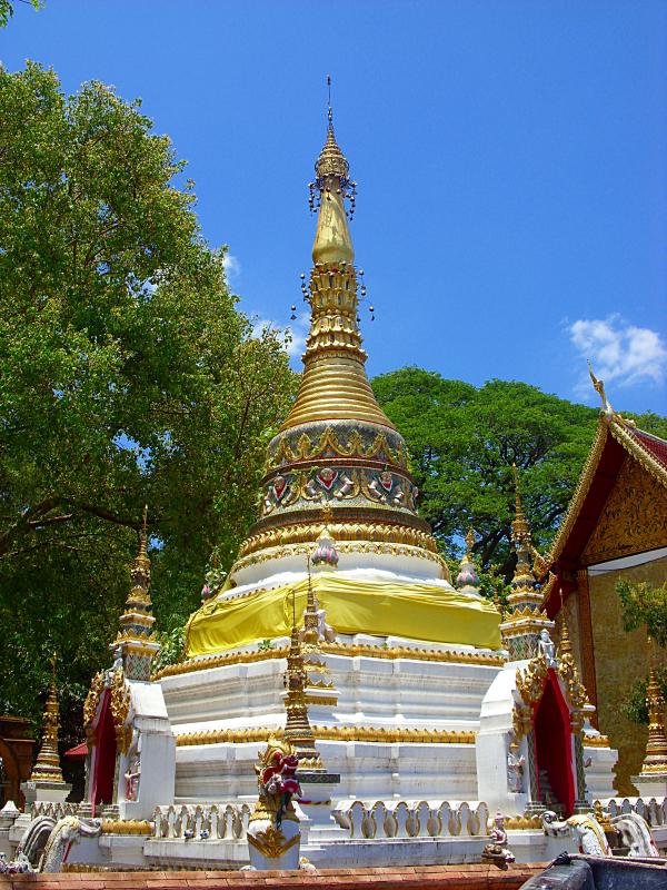 Thai Buddhist temple pagoda