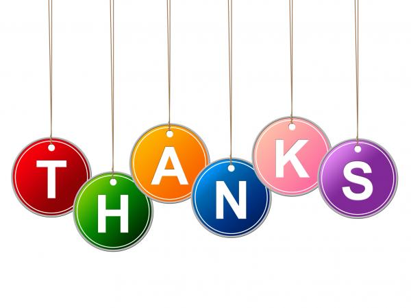 Thank You Shows Many Thanks And Appreciate