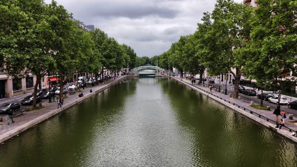 The Canal Saint-Martin, Paris