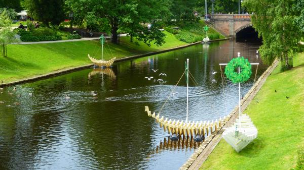 The City Canal in the Summer