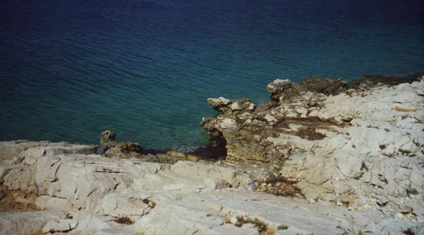 The deep blue sea of Vela Luka, Croatia
