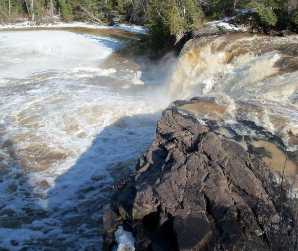 The falls thaw