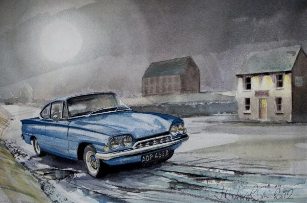 The Moon and a Ford Consul Capri