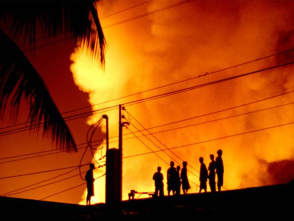 The roof is on Fire