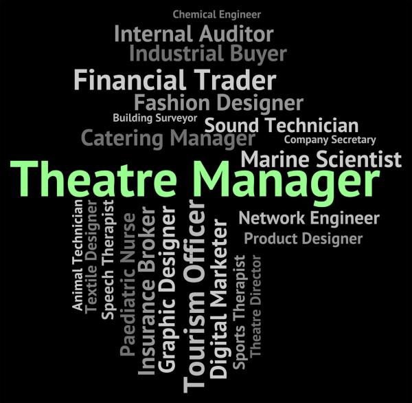 Theatre Manager Shows Proprietor Position And Managing