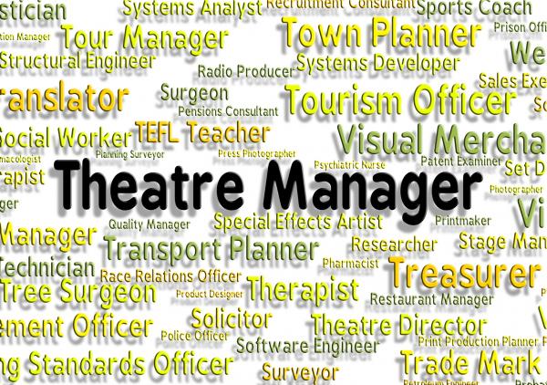 Theatre Manager Shows Stage Work And Chief