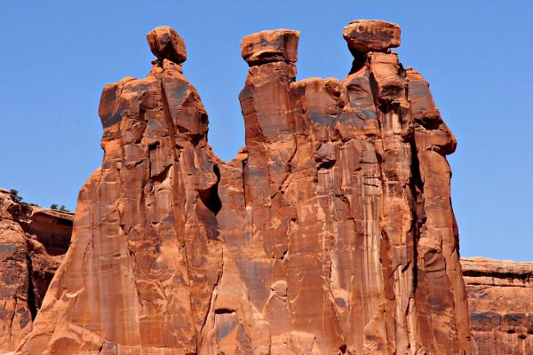 Three Gossips at Arches National Park