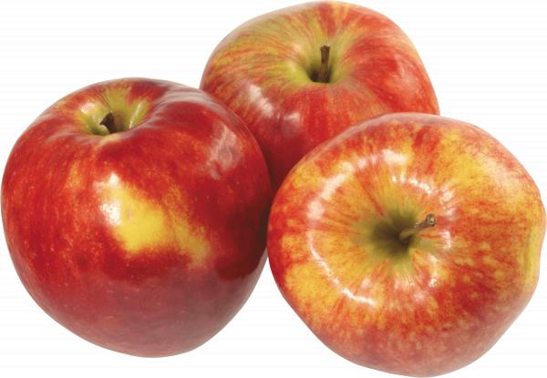 Three Red Apples