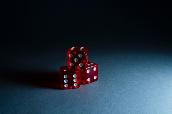 Three Red Dices