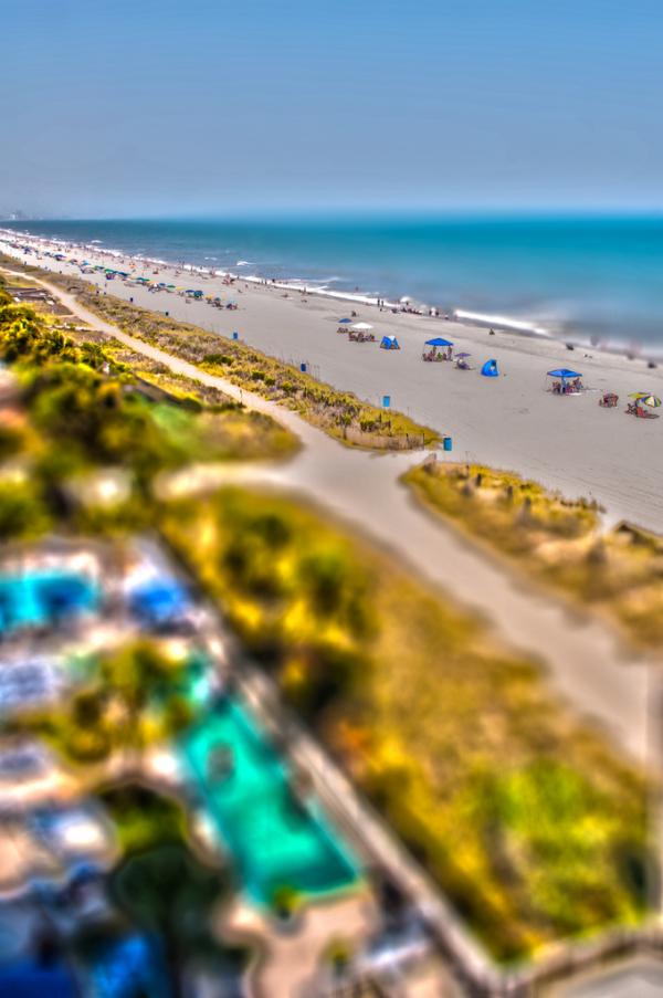 Tilt-shift Beach