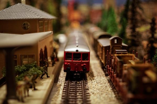 Toy Trains Tilt Shift