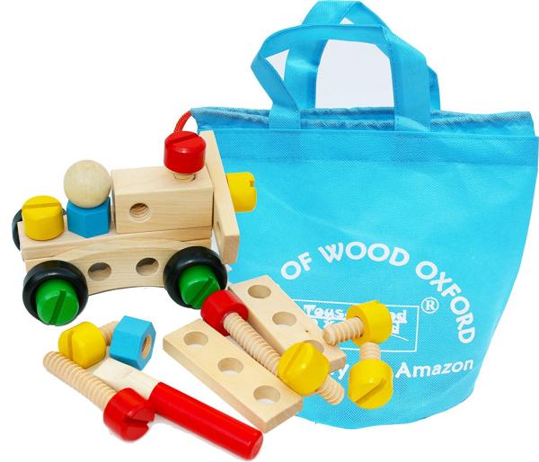 Toy wood screw