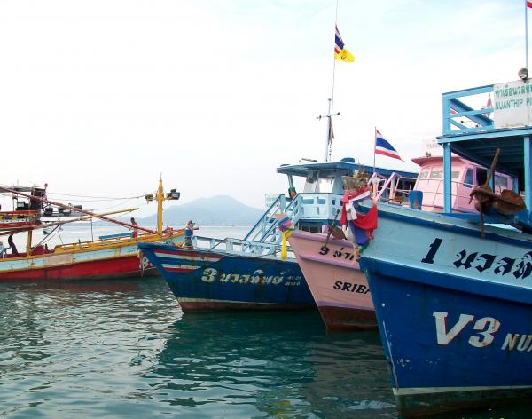 Traditional Asian Fishing Boats
