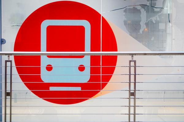 Train Platform Sign