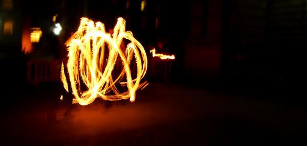Trinity Halloween Fire Show