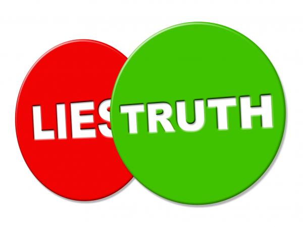Truth Sign Shows No Lie And Accuracy