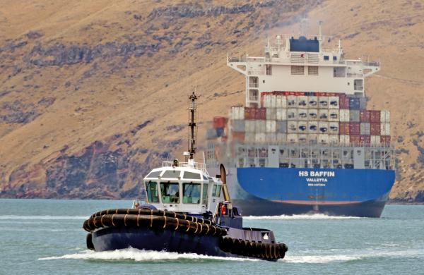 Tug "Blackadder" Port Lyttleton. NZ
