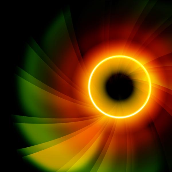 Twirl Glow Represents Outer Space And Artistic