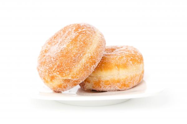 Two Creme Filled Donuts