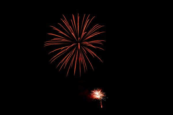 Two Fireworks