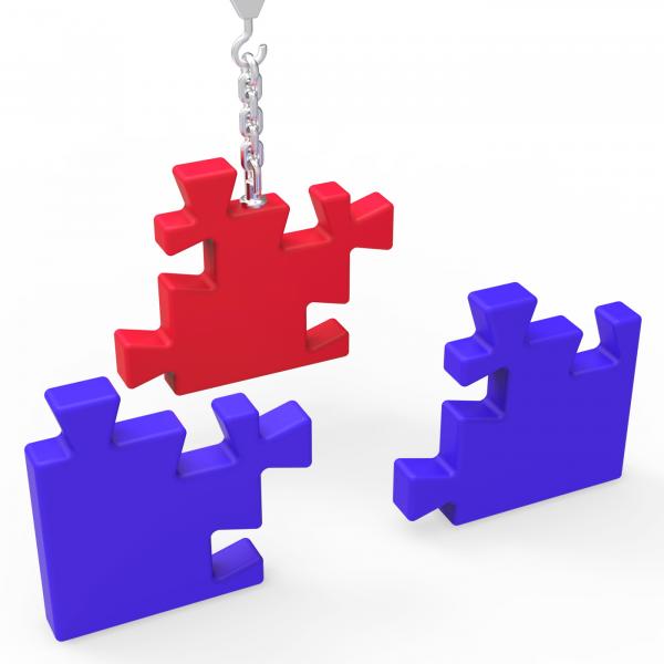 Unfinished Puzzle Showing Creativity And Strategy