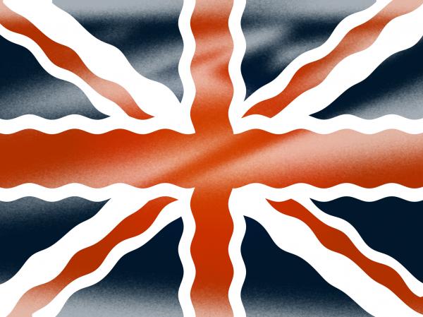 Union Jack Shows National Flag And Britain