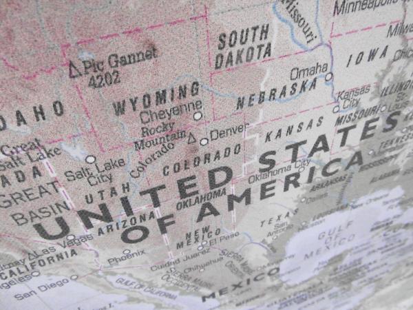 United States of America USA Map