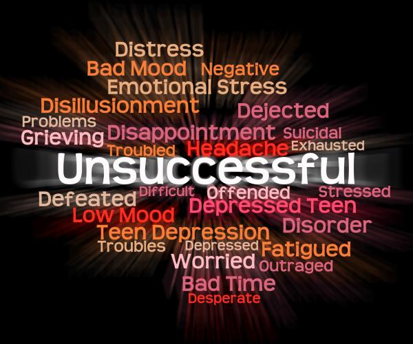 Unsuccessful Word Shows In Vain And Abortive