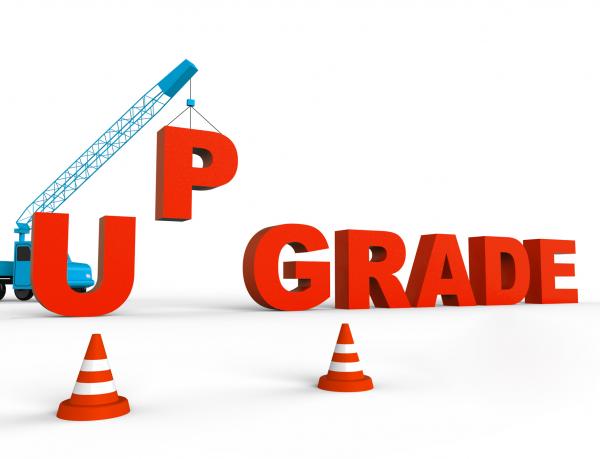 Upgrade Software Indicates Update 3d Rendering