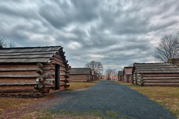 Valley Forge Cabin Trail - HDR