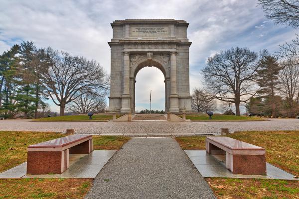 Valley Forge National Memorial Arch - HDR