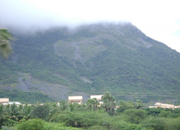 Valley of a hill