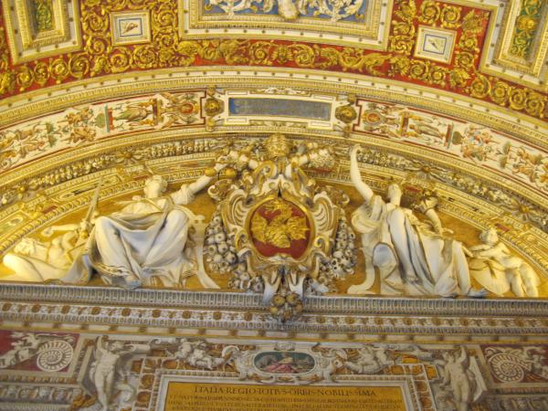 Vatican museum ceiling