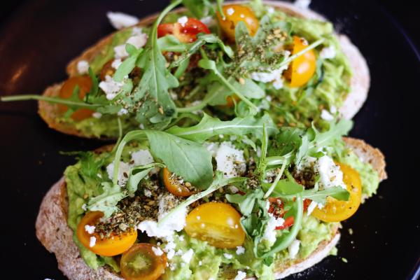 Vegetable Salad And Bread