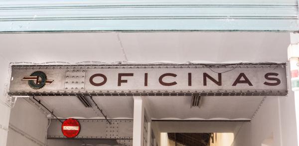 Very old Opel service building