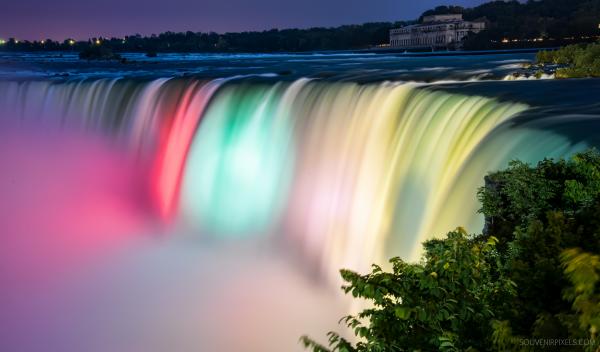 Vibrant Sky Falls