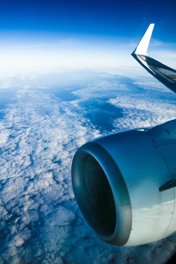 View from the airplane window