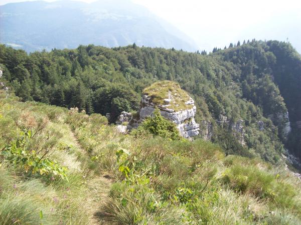 View landscape of natural altar
