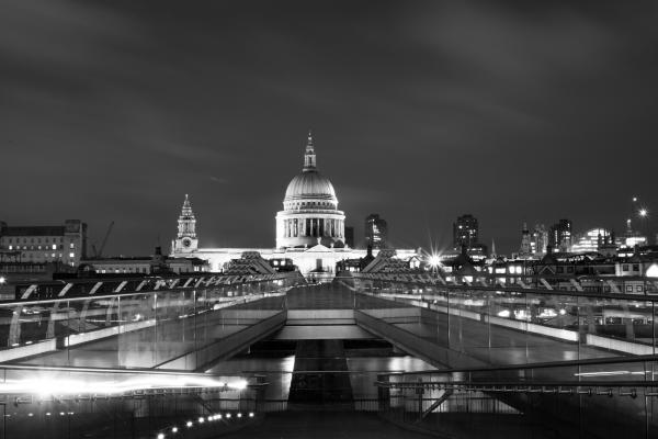 View of Cityscape at Night