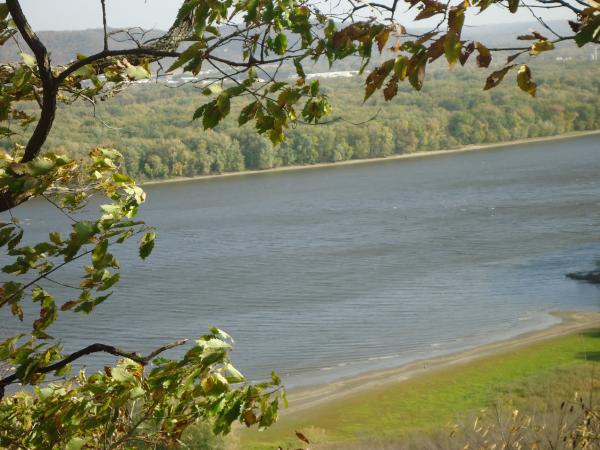 View of the Mississippi River