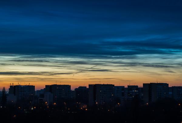 View of the sunset