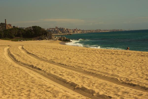 View towards Montgat, Badalona