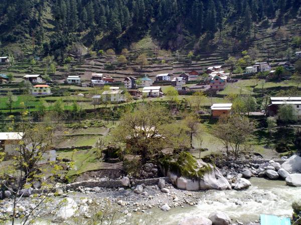 Village in the hills