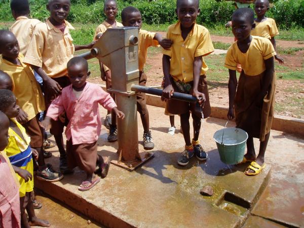 Village water pump