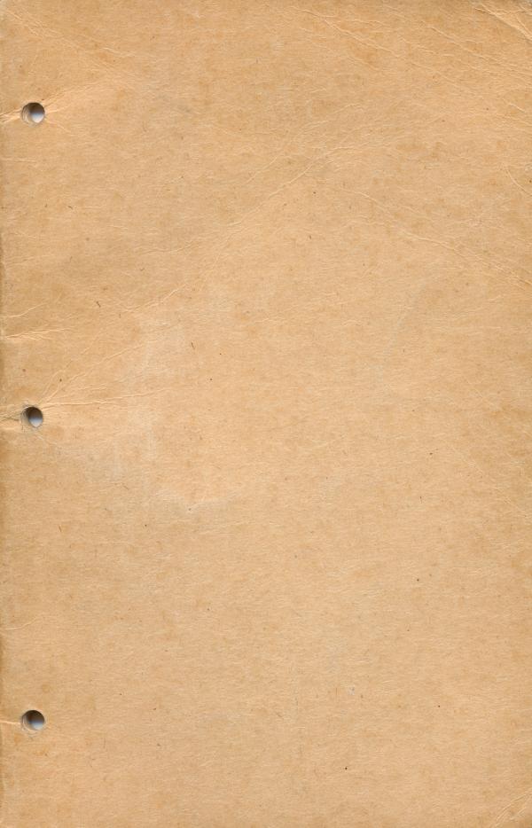 Vintage Perforated Notebook Cover - Beig