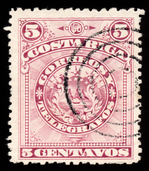 Violet Coat of Arms Stamp
